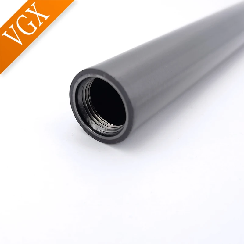 VGX Round Shower Extension Rod Shower Bracket 40cm Shower Extender Gray Extension Tube Extra Extend Tube Bathroom Accessories
