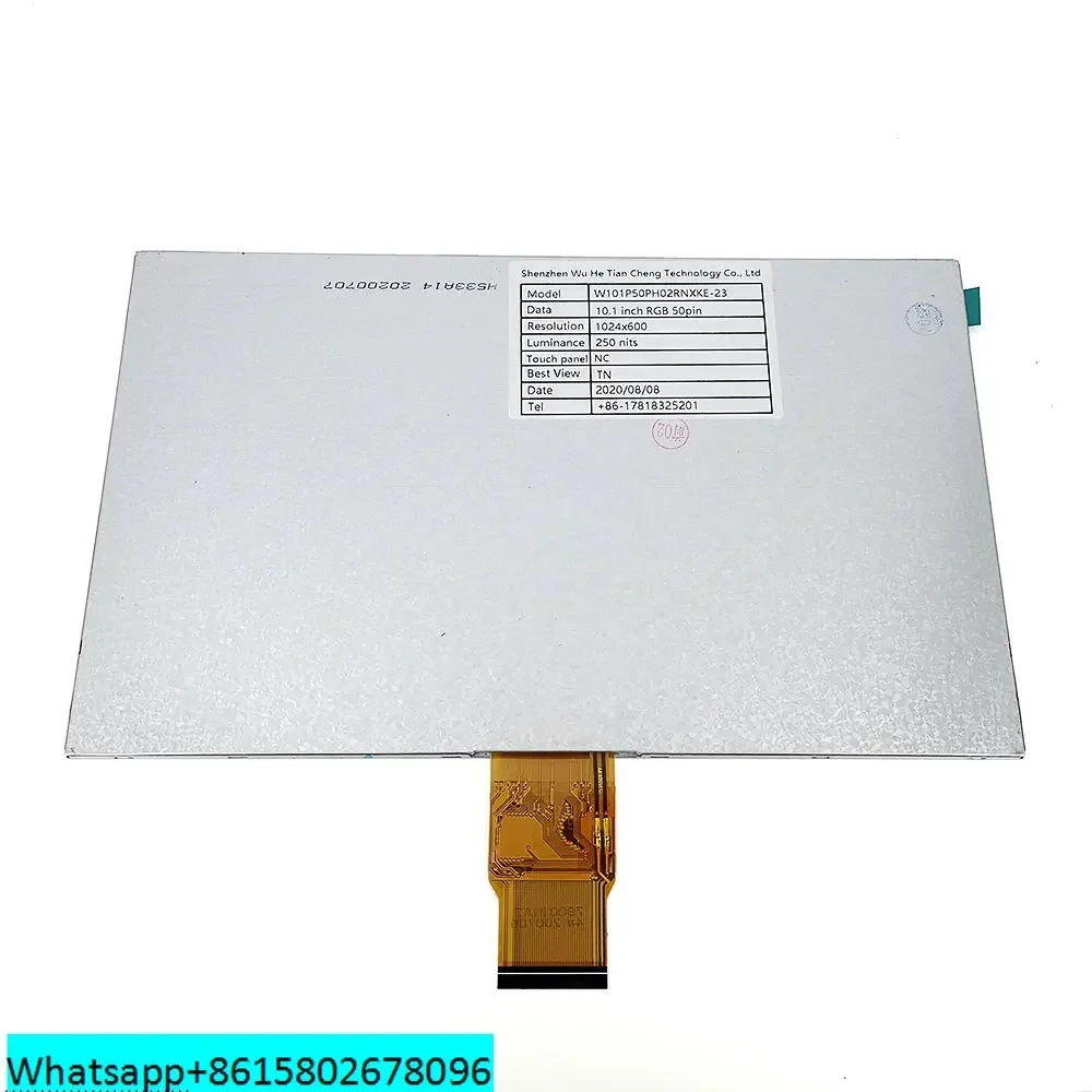 Helderheid aanpassen 10,1" IPS LCD-scherm 1024x600 10,1 inch LCD W101P50H02RIJH-35