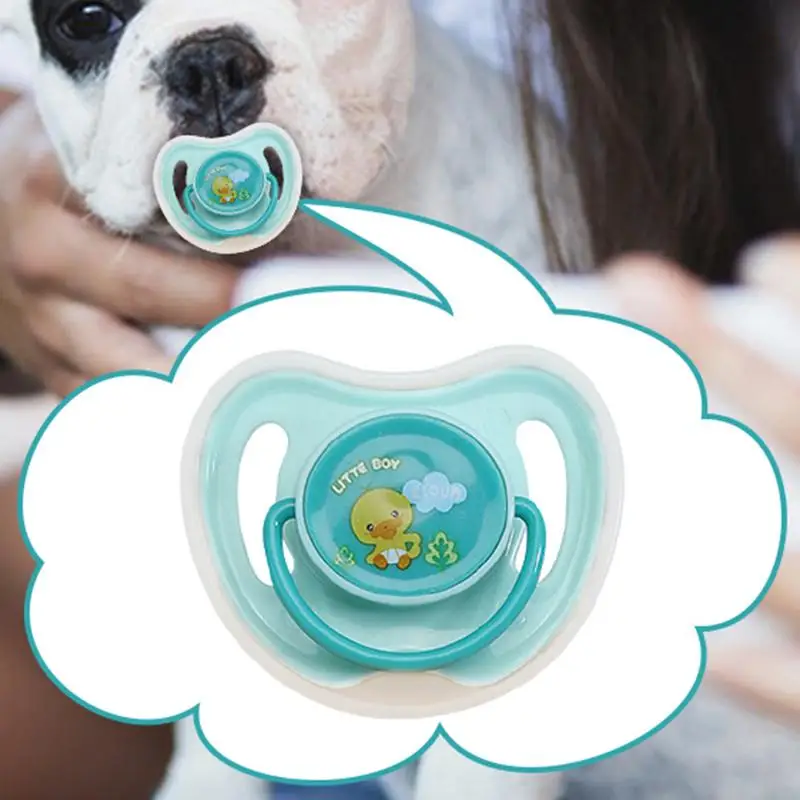 สุนัข Pacifier Chew ของเล่นซิลิโคนลูกสุนัขกัดของเล่นแบบพกพาสุนัขเคี้ยวของเล่นลูกสุนัขกัดการฝึกอบรมของเล่นสําหรับสุนัขขนาดเล็กและ