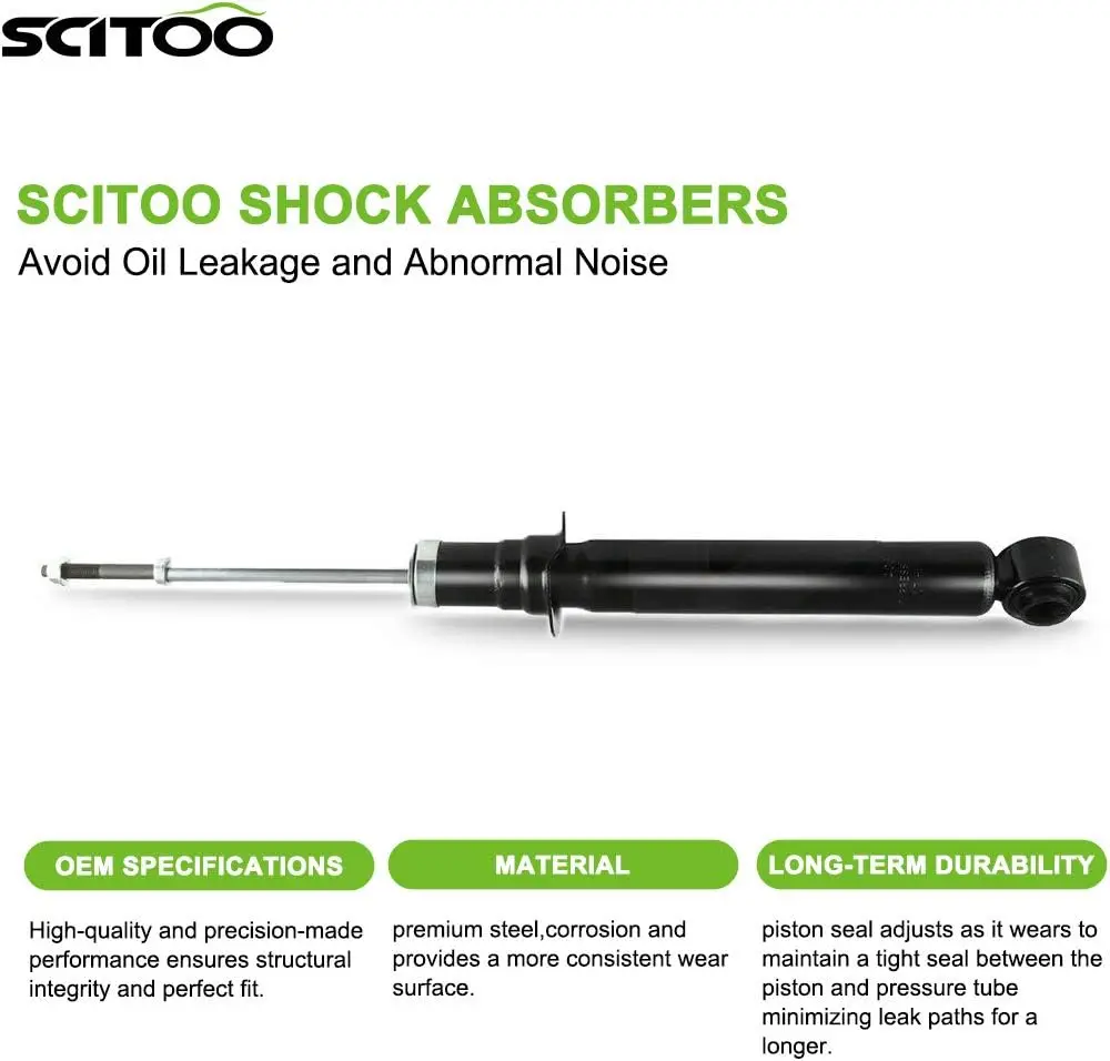 SCITOO Rear Shocks Set of 2 for Eclipse, Shocks Absorbers and Struts Fits 2000 2001 2002 2003 2004 2005 for Mitsubishi