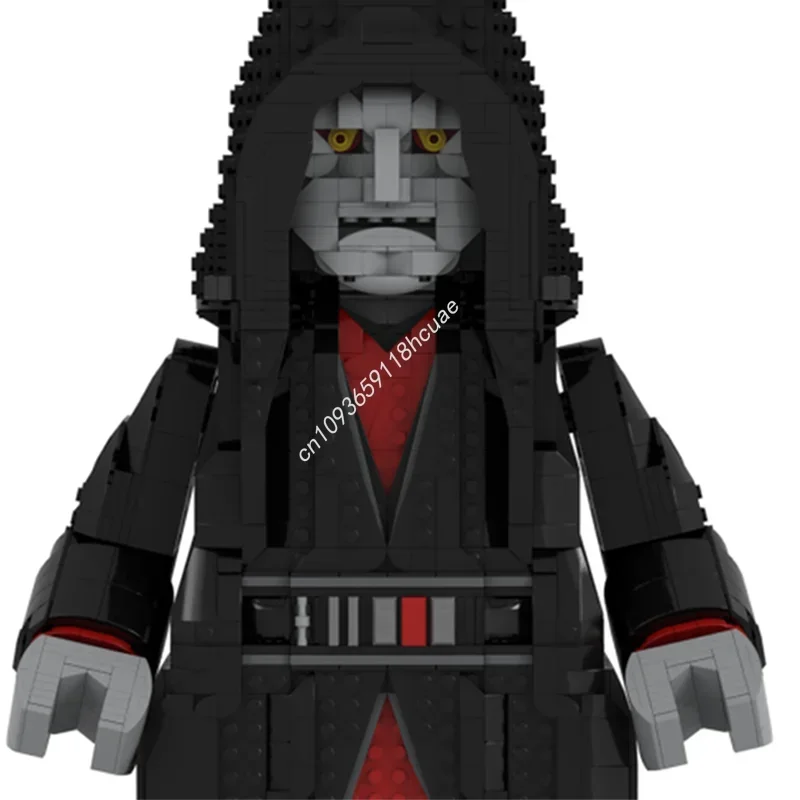 2802 قطعة Moc ستار معركة الإمبراطور بالباتين Megafigure خوذة نموذج اللبنات الطوب الإبداعية الجمعية لعبة تعليمية هدية