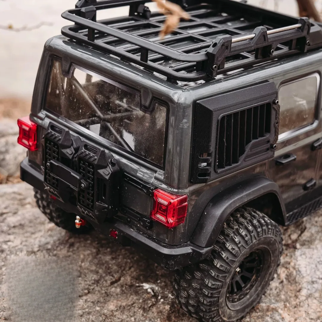 1/7 RC Off Road Crawler Custom DIY Elevated roof rack Guardrail For Rlaarlo MK07 Exterior Appearance Upgrade Tuning Accessories