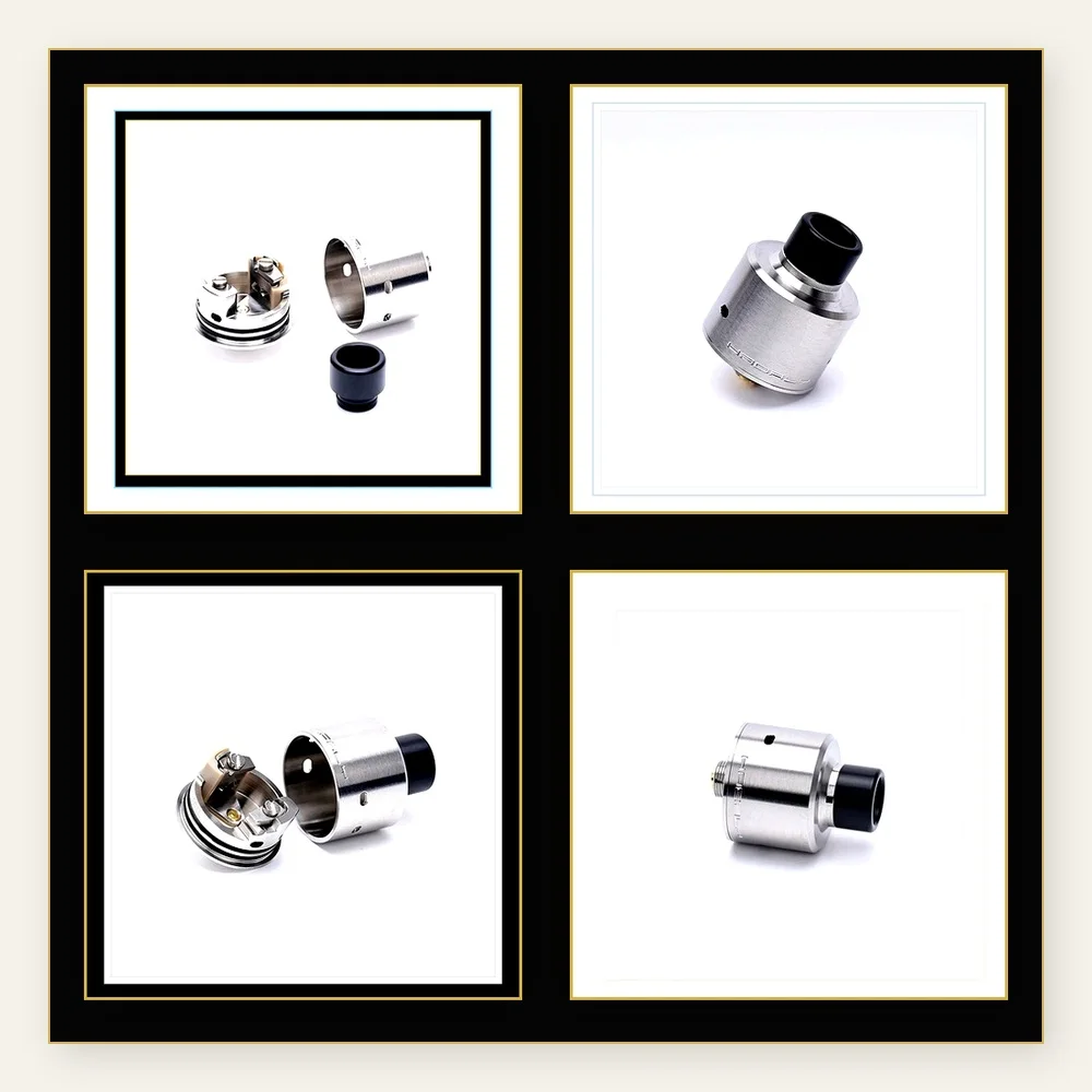 Wolfcoolvape Hadaly RDA 22mm - Rebuildable Tank Atomizer in 316 Stainless Steel