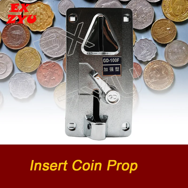 Insert Coin Prop Escape Room Insert Several Coins to Unlock Password Can Be Set EX ZYU