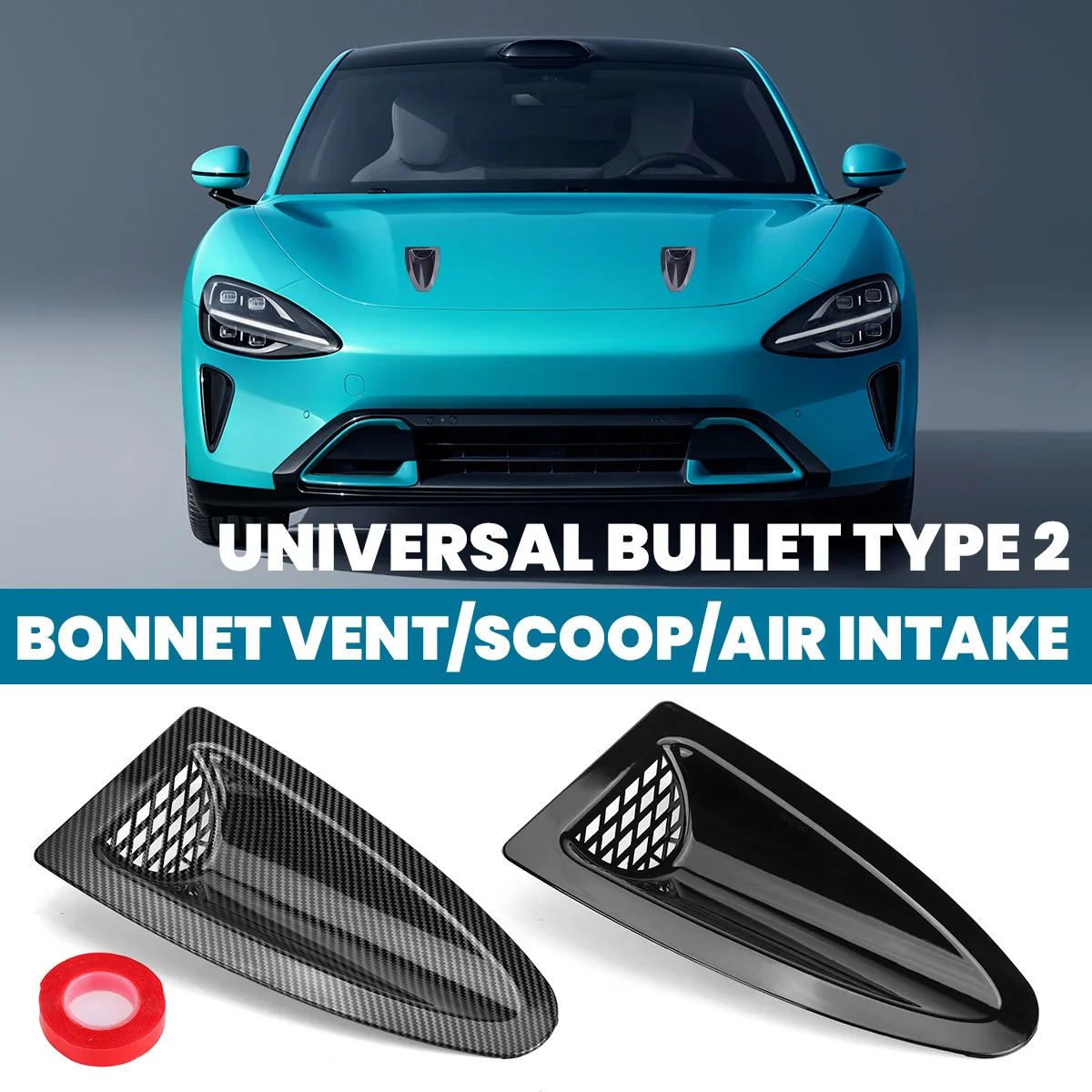 For Vauxhall For Opel For Astra H J Corsa C D Insignia Meriva Engine Hood Vent Louvers Air Scoop Bonnet Vent Air Intake Cover