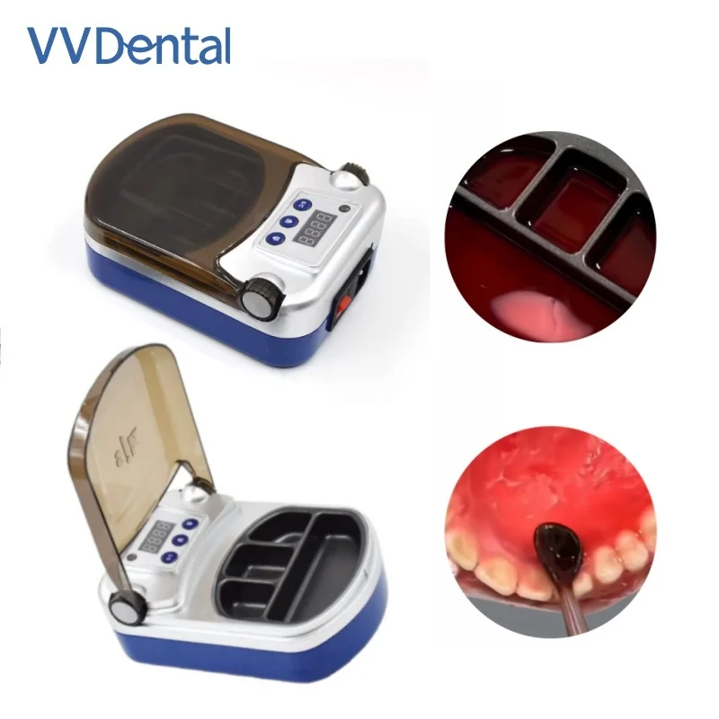 

Портативный нагреватель для воска SJK Dental с 4 слотами, быстрое плавление парафина, автоматический контроль температуры, оборудование для стоматологических лабораторий