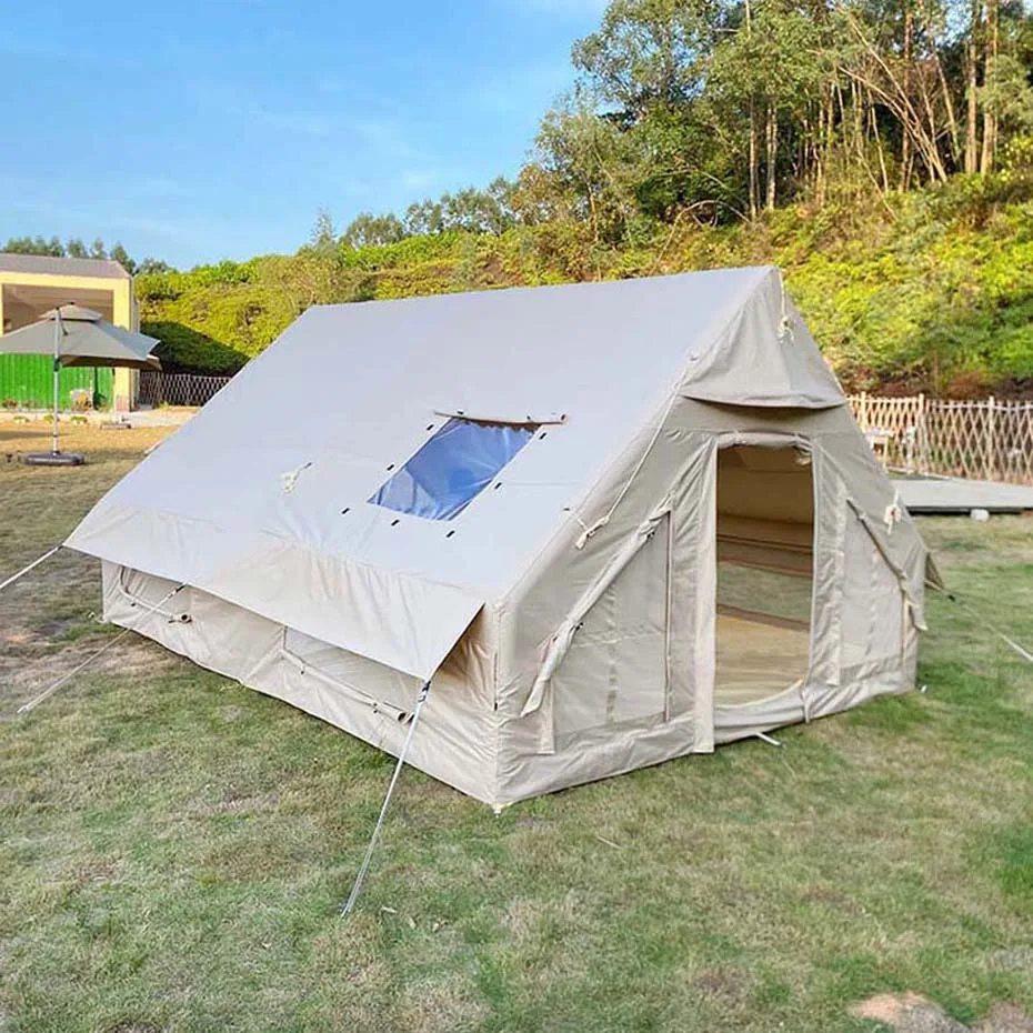 Custom Camping Outdoor Family Waterproof 4-6 Person Portable Automatic Instant Tente Pop up Air Tent