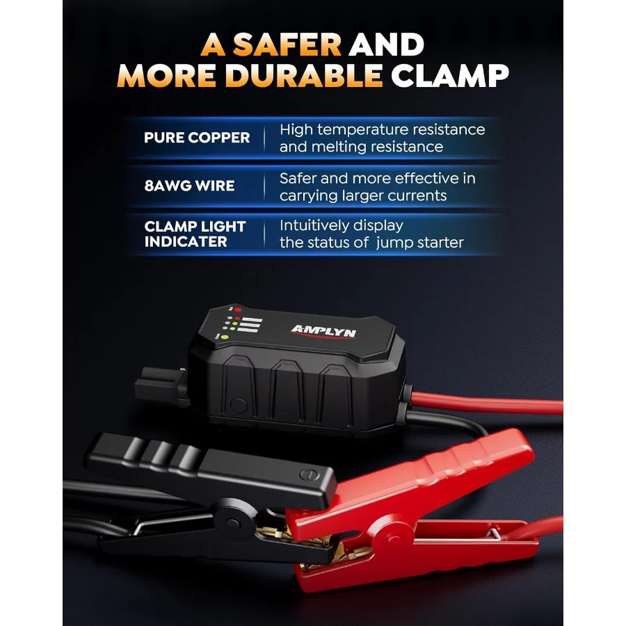 Arranque de carro portátil 24000mAh com carregador rápido de 65W e display LED para carros de 12V Todos os motores a gás 12L Diesel Bat de emergência