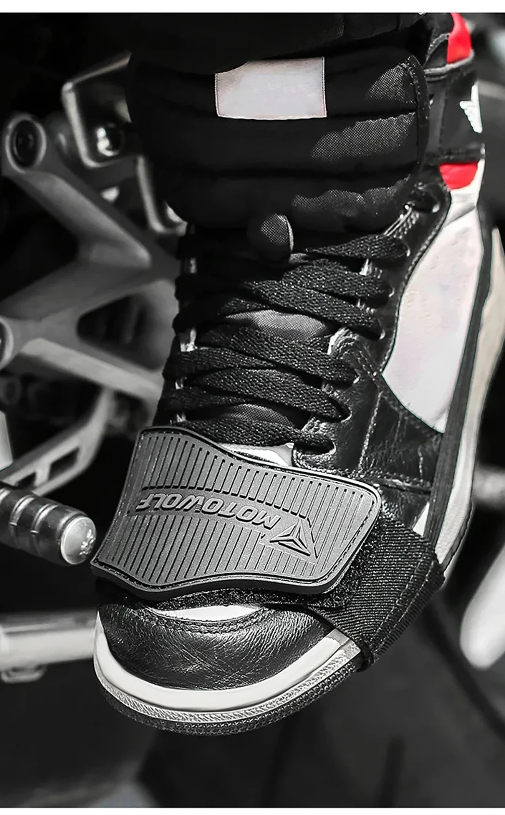 Verstellbarer Motorrad-Schalthebel-Schutz, Rutschfester Getriebeschuhschutz, Moto-Stiefel-Schalterschutz Zubehör – Detail 8