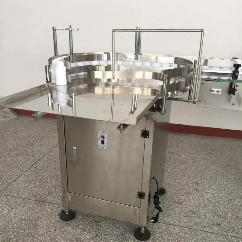 Automatic Round Rotating Plastic Glass Bottle Feeding  Accumulation Collecting Machine Packaging Turn Table For Unscramble