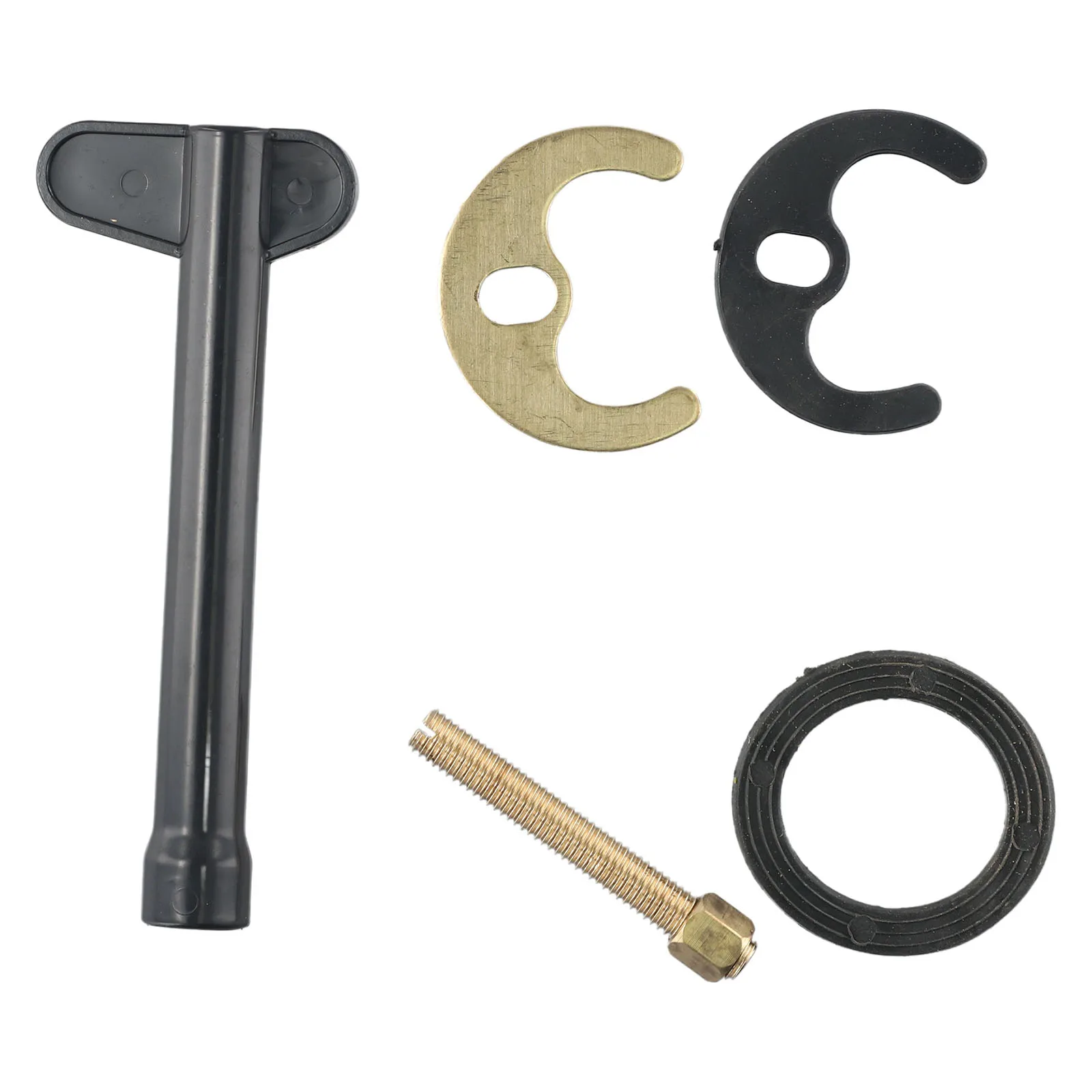 Tap Faucet Fixação Fitting Kit, Bolt Washer Wrench Plate, Ferramenta de bacia de cozinha, Chave plástica hexagonal para reparar torneiras