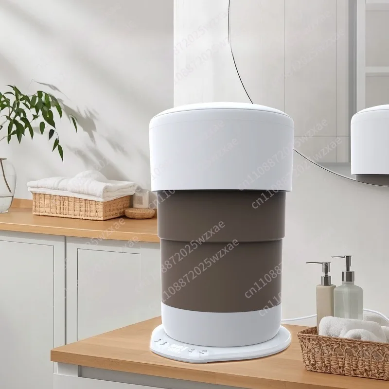 Foldable towel heating bucket, bathroom large towel belt, bath towel insulation bucket with aromatherapy