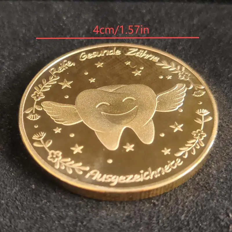 1A replica coin New Elf Gold-Plated Commemorative Coin Small Gift Tooth Fairy Coin Toy game coins Home Cooking Reward Gift