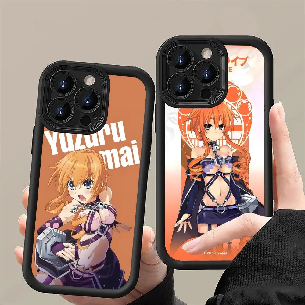 

Date a Live Yamai Yuzuru Thicken TPU Mobile Phone Case for iPhone 17 16 15 14 13 12 11 Air Pro Max Plus Colorful Cover