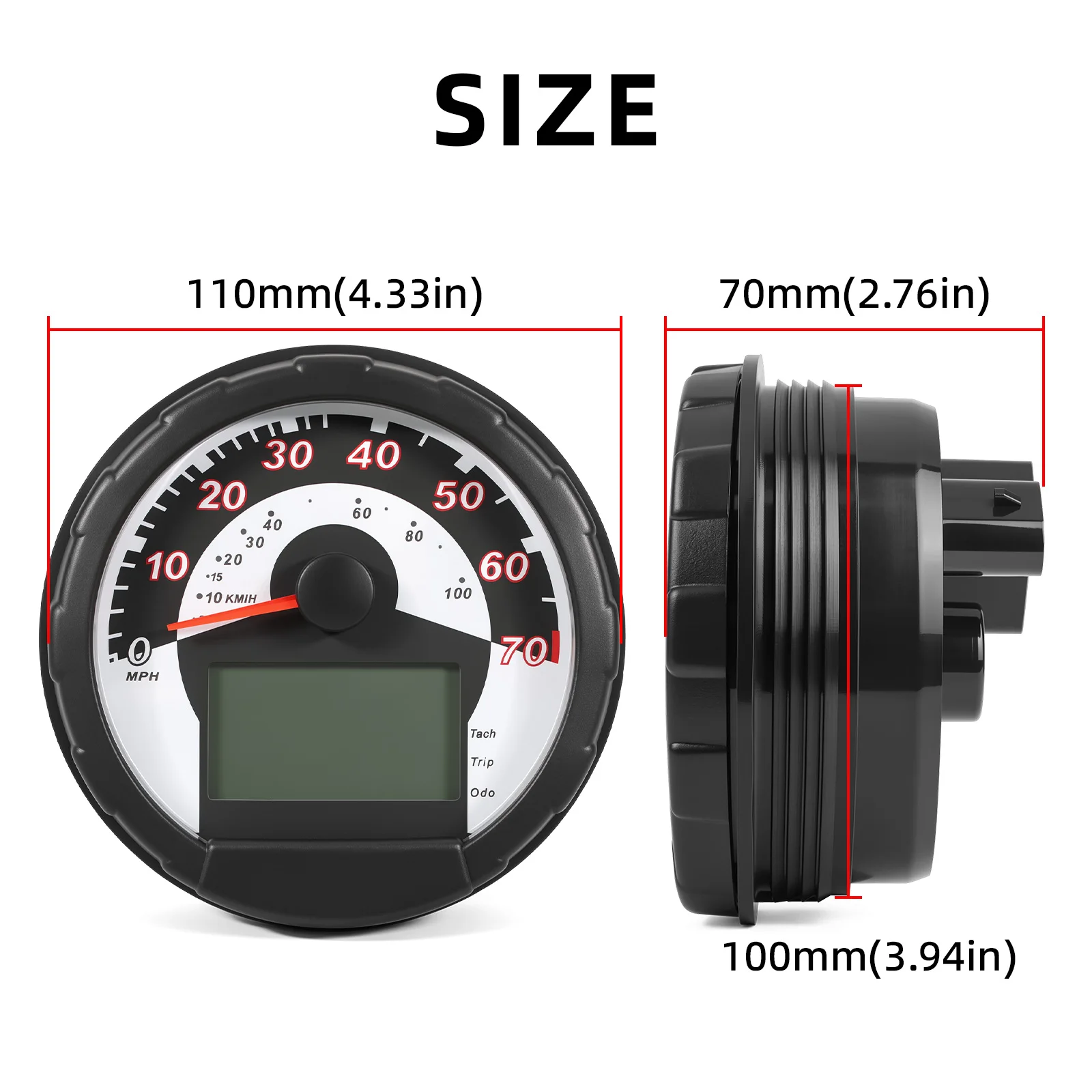 3280589 3280559 Motorcycle 100mm Speedometer Gauge Cluster Assy for Polaris Sportsman 800 400 For Hawkeye 400 2X4 HO 2013-2014