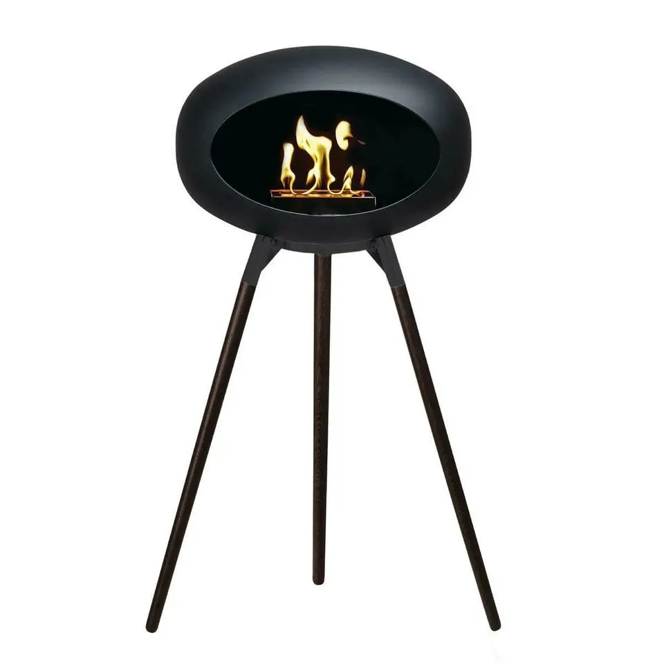 Best choice smokeless products interior decoration for home barbecue standalone fireplace mirror top