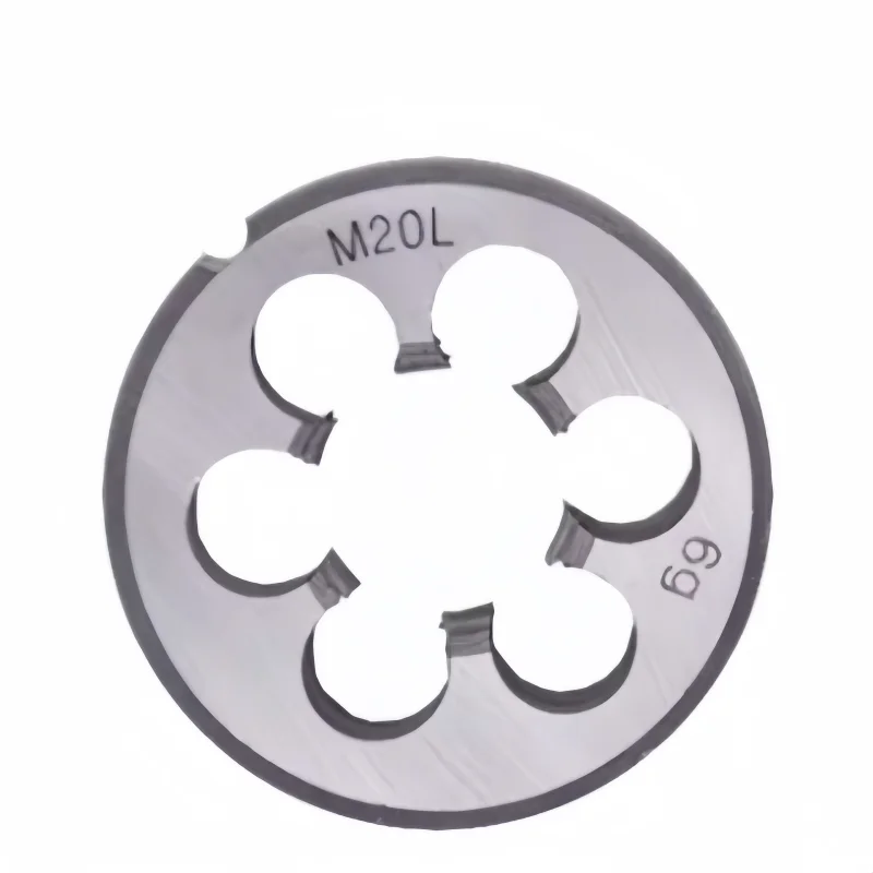 1PCS Non-adjustable Left Hand round Die for M13-M23 Sizes X1 1.5 0.5 0.35 0.45 1.25 2.5 2 Thread Pitch LH Hand