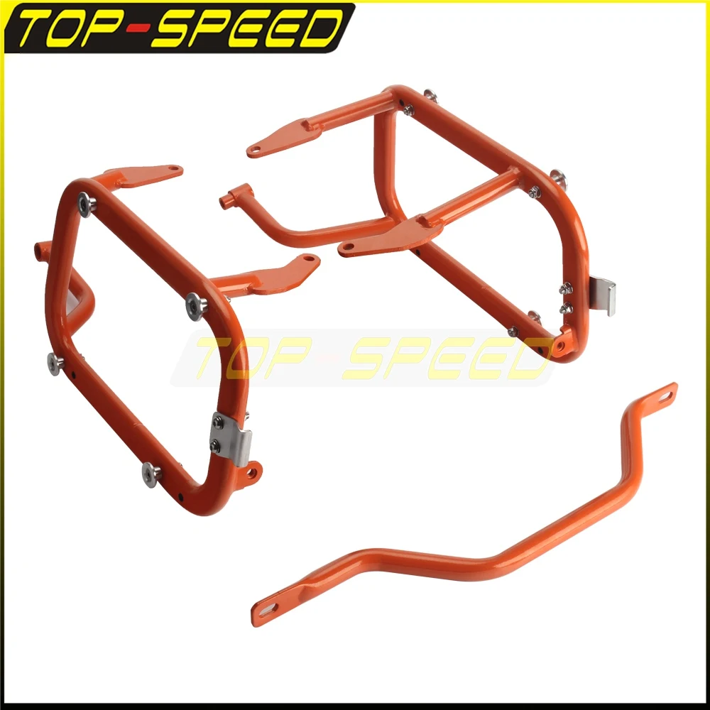 Motorcycle Luggage Trunk Toolbox Saddlebag Carrier Bracket Mount Rack Kit For Harley Pan America 1250 RA1250 RA1250S 2021-2024