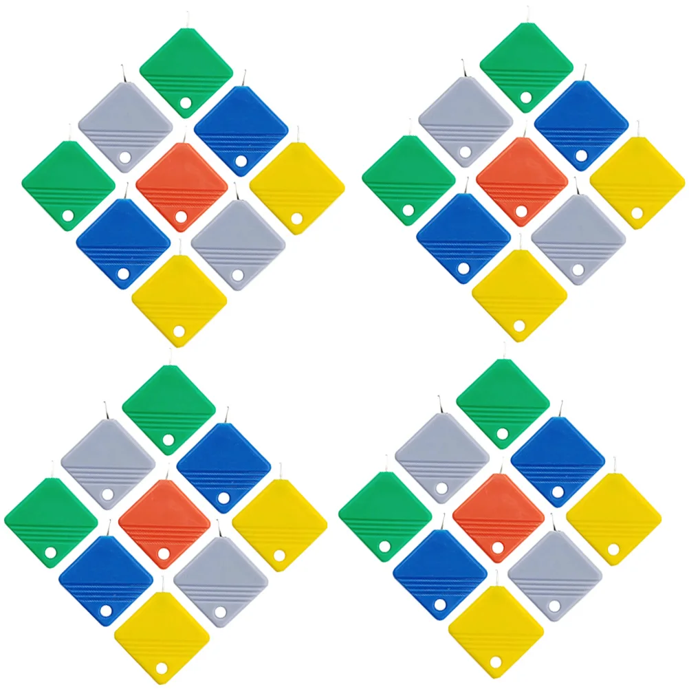 

100Pcs Easy Needle Threader for Sewing Beading Needles Cross Stitch Threading Tool DIY Craft Portable Sewing Aid Time-Saving