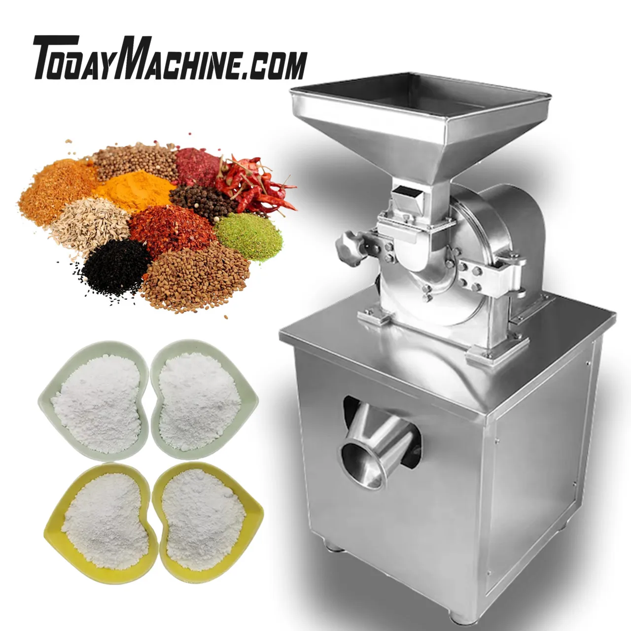 

Grain Hammer Grinding Machine For Flour Rice Cassava Maize Wheat