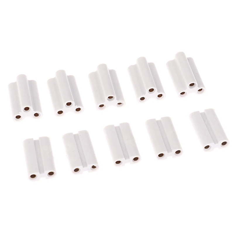10Pcs Led Light And Fluorescent Connector Seamless Joint Unit Be Used In T5 T8 Tube Lamp 2 Pins 3 Pins Connectors Joints