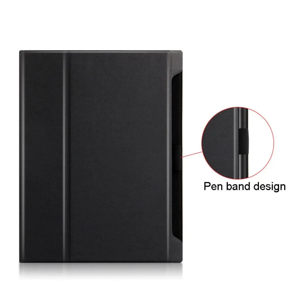 Foldable E-Reader Case Paste Type Wear-resistant Back Cover Anti-fall Leather Protective Shell for Onyx BOOX MAX Lumi/MAX3