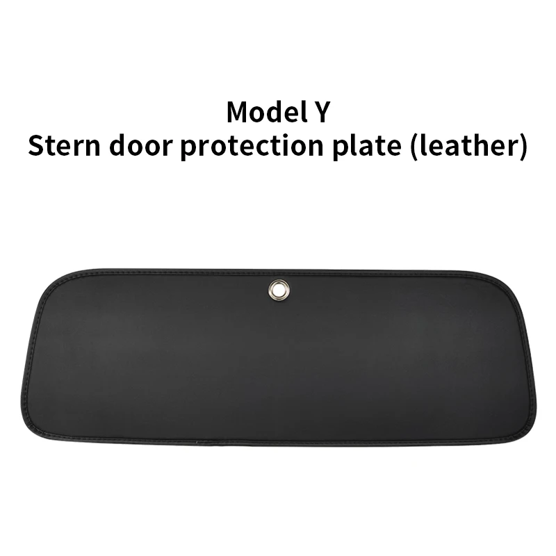 Image of Für Tesla Modell Y Stamm Tür Schutz Schmutzabweisend Leder Stamm Tesla Modell Y Stamm Schutz Anti Schmutzig Anti Kick Perfekt