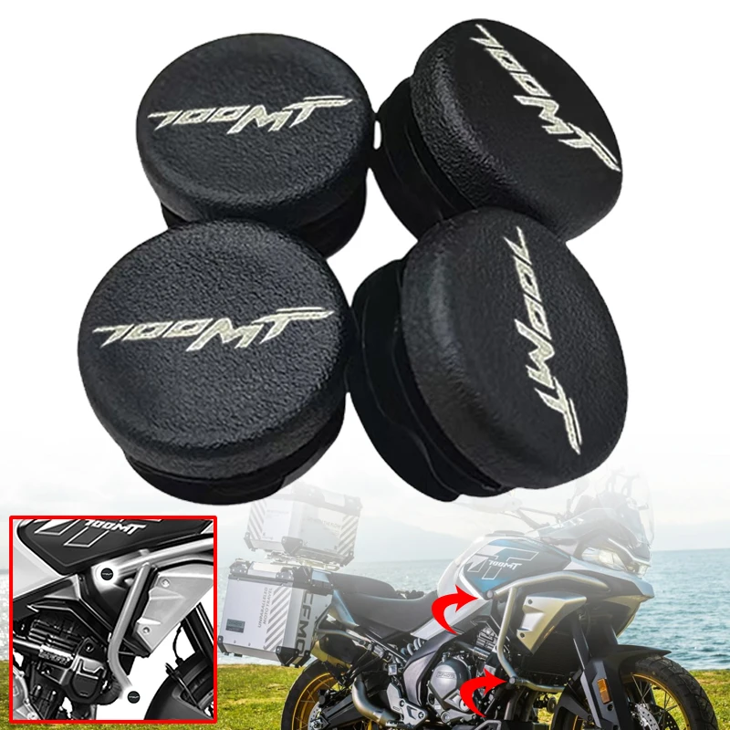

Fit For CFMOTO CF700MT MT700 700 MT 700MT Dust Plug Motorcycle Frame Hole Cover Caps Plug Decorative Frame End Caps Accessories