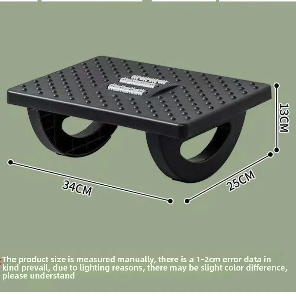 قابلية الحمل مع بكرات التدليك مسند القدمين 180 درجة سوينغ مريح تحت المكتب مسند القدمين مقعد القدم تحت المكتب #6