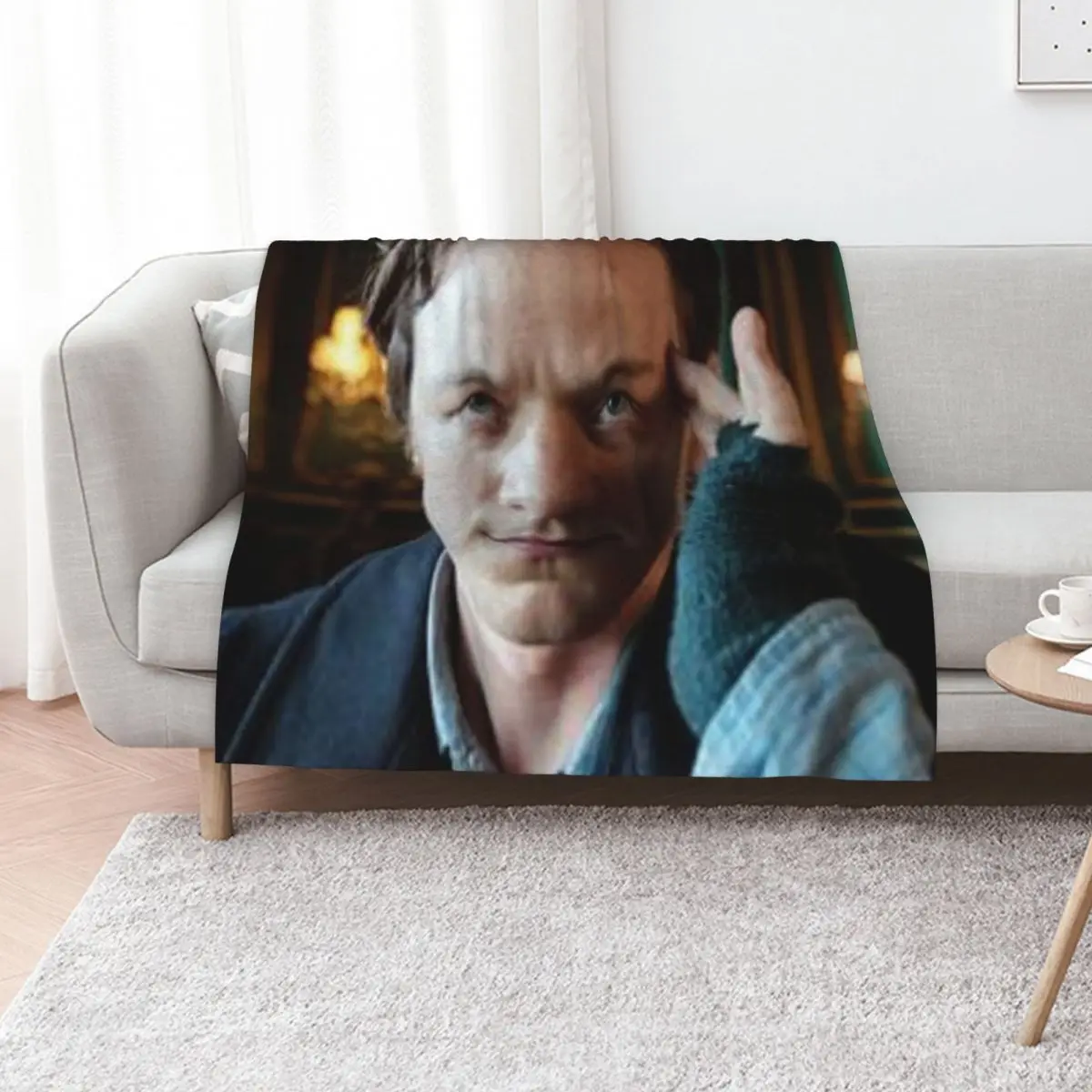 

James McAvoy Throw Blanket Flannel bed plaid Personalized Gift Blankets For Bed Blankets