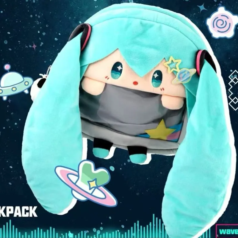 Hatsune Miku Itabag Anime Peripheral Cute Cartoon Large Capacity Backpack Japanese Kawaii Shoulder Crossbody Bag  Birthday Gift