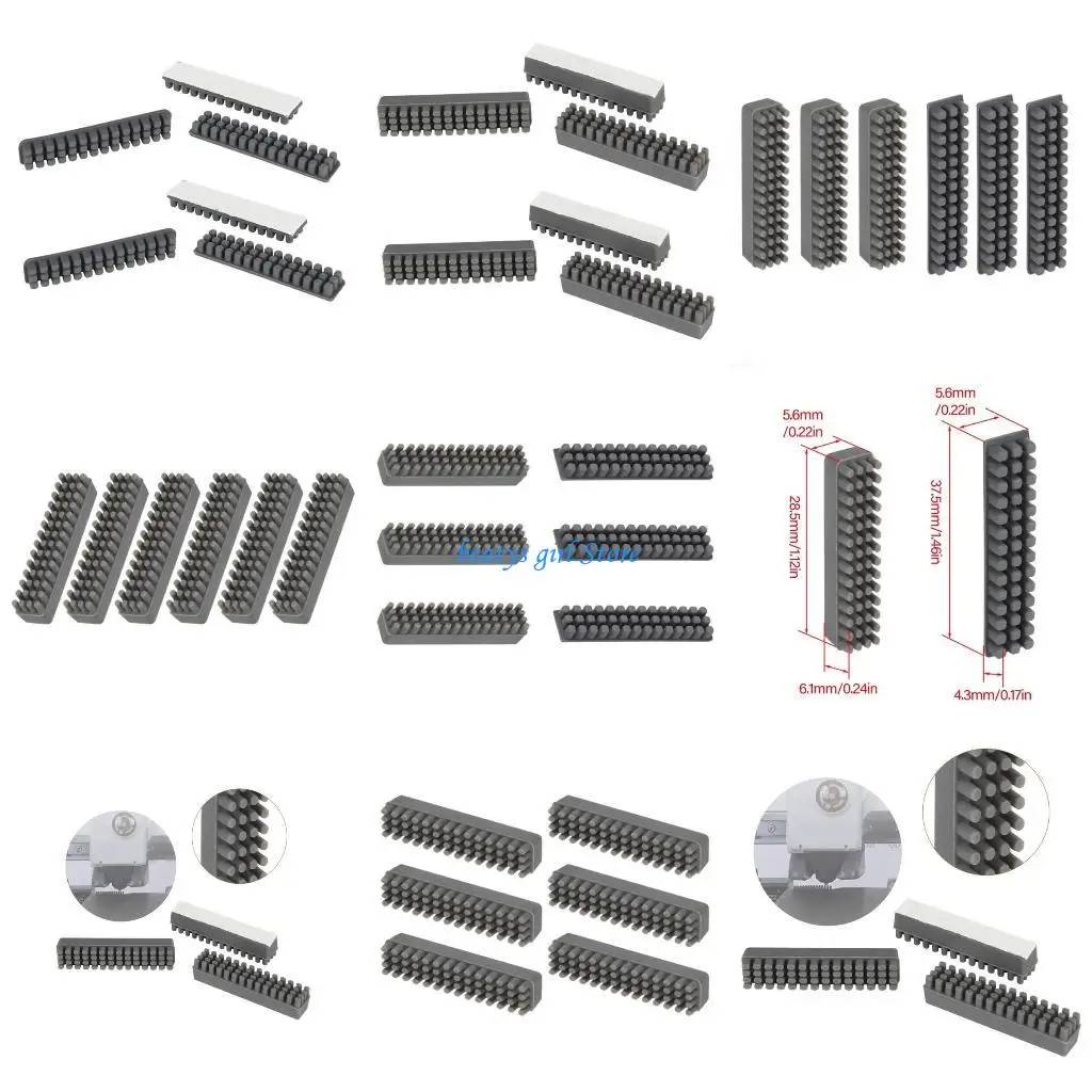 

C7AB 6pcs Силиконовые сопло очистить щетки для очистки щетки для лаборатории Mini Printe