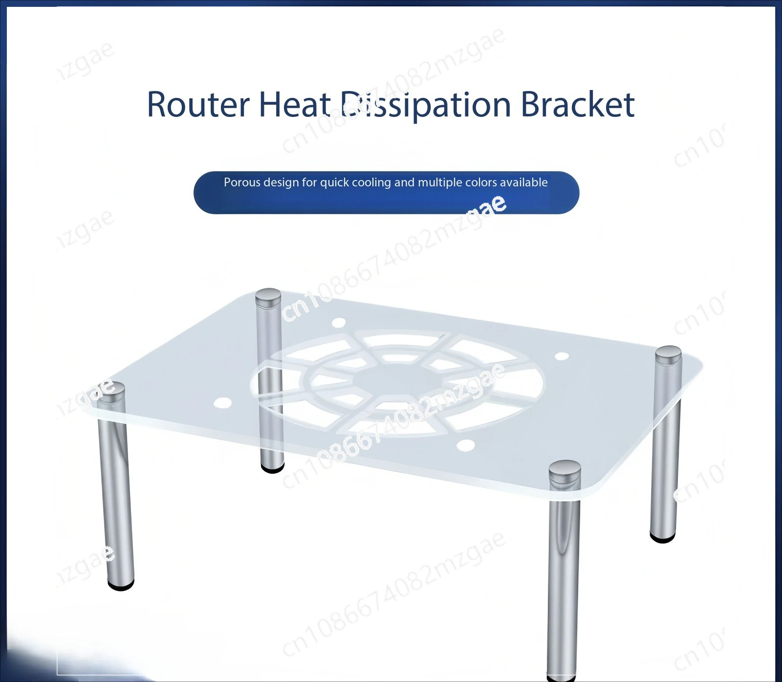 5V USB Router Cooling Stand with Speed Control - Active Fan Cooling Base & Bracket for Modems and Networking Equipment