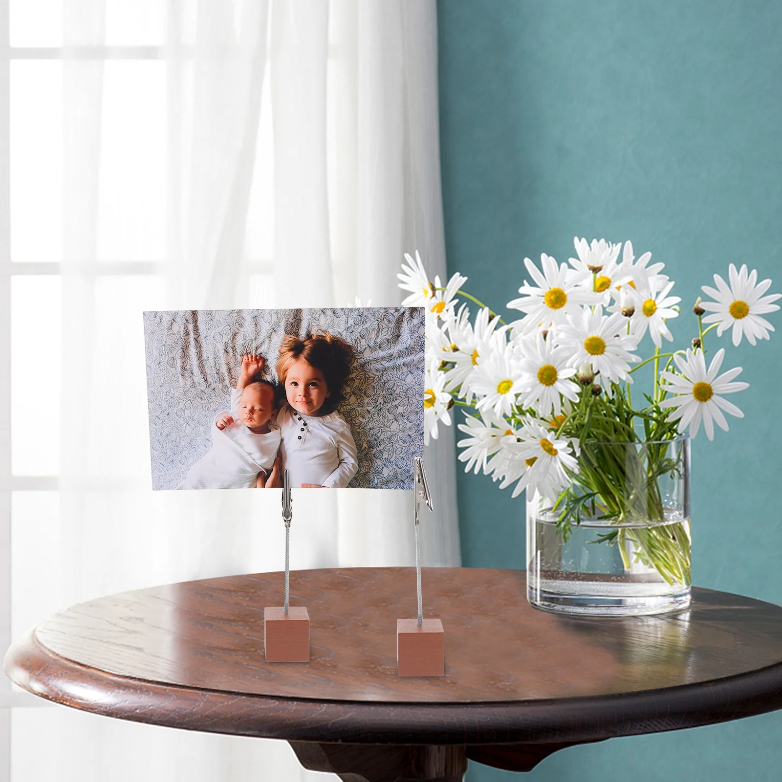 6Pcs Crocodile Clip Desk Decor Premium Alligator Clips for Photos Notes Memos Name Cards Postcards Holding Office School