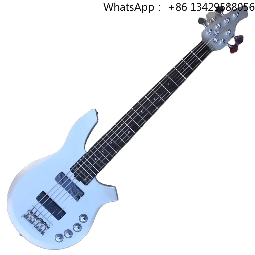 Flyoung 5 Strings Metal Silver Electric Bass Guitar Musical instruments Bass Guitar Bajo Electrico