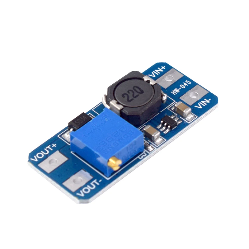 5PCS MT3608 Boost Module DC-DC Step Up Converter Booster Power Supply Module Board Max 2A 2V-24V To 5/9/12/28V for Arduino