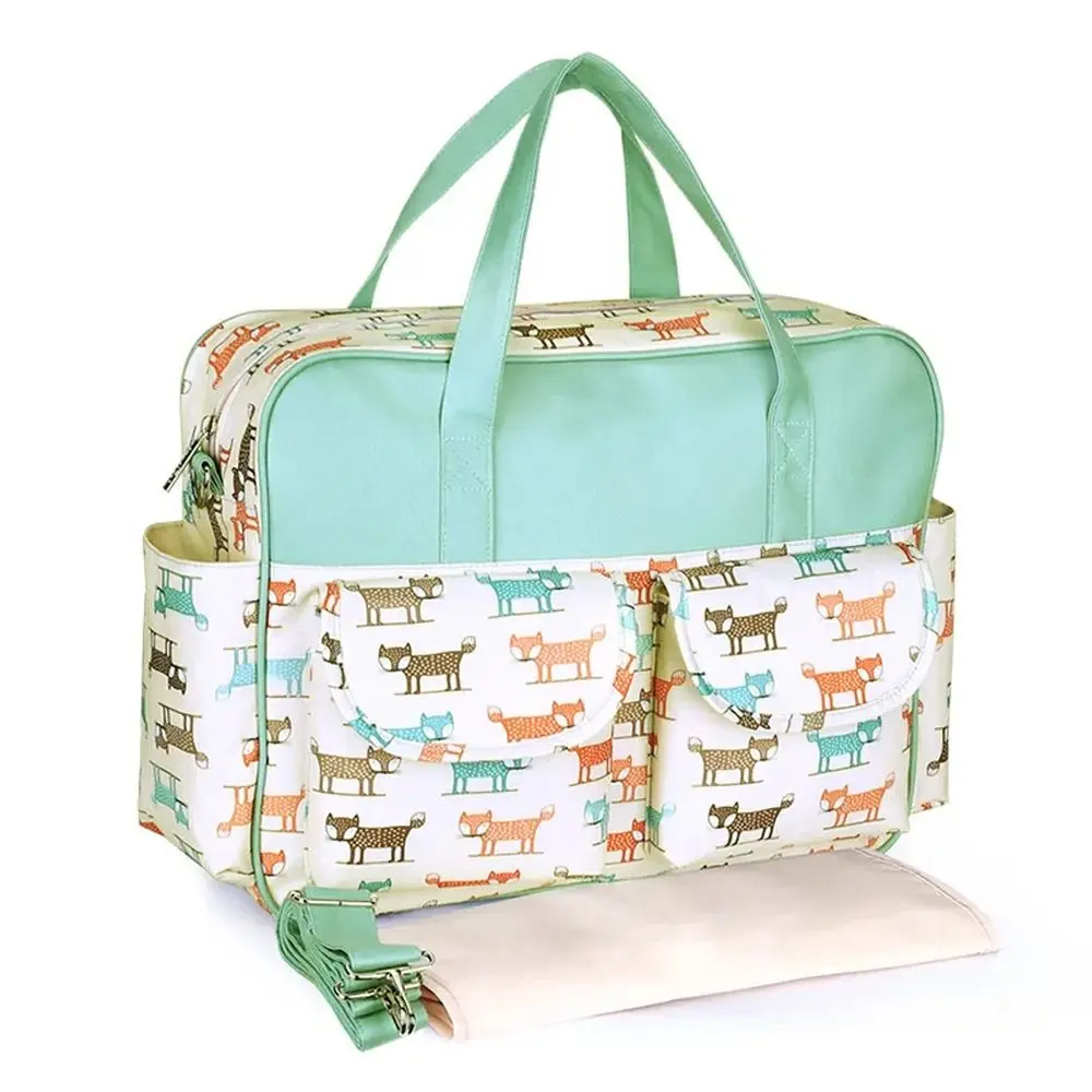 

Дорожная большая вместительная сумка для детских подгузников, водонепроницаемая сумка на плечо, сумки для подгузников для коляски, сумки для пеленания, модная сумка для мамы с принтом