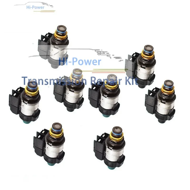 

AW55-50SN 55-51SN AF33 RE5F22A 7Speed 8pcs Original Tested 722.9 Automatic Transmission Solenoids kit For Mercedes Benz