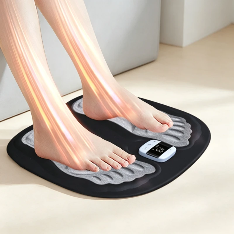 Pulse EMS Foot Massager Wireless Remote 6 Massage Modes Slimming Legs Acupoint Massager Portable Microcurrent Foot Therapy