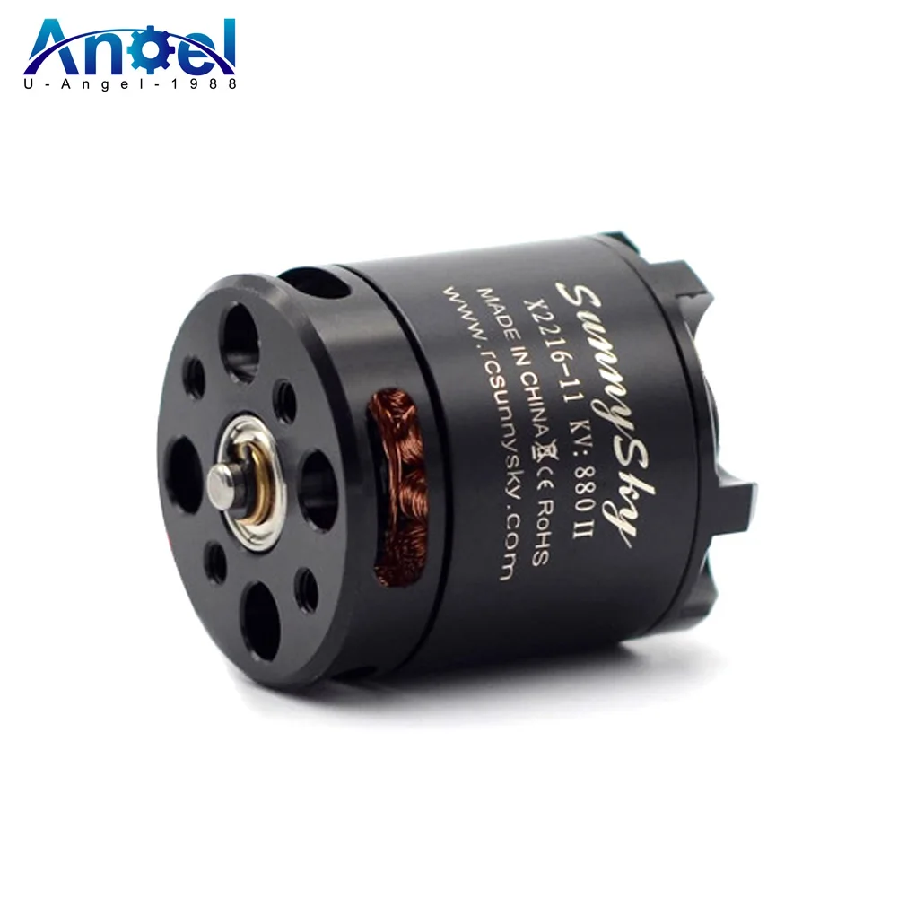 

SunnySky X2216 2216 1100KV 880KV 1250KV 1400KV 1800KV 2400KV II Outrunner бесщеточный двигатель с длинным валом для модели радиоуправляемого самолета