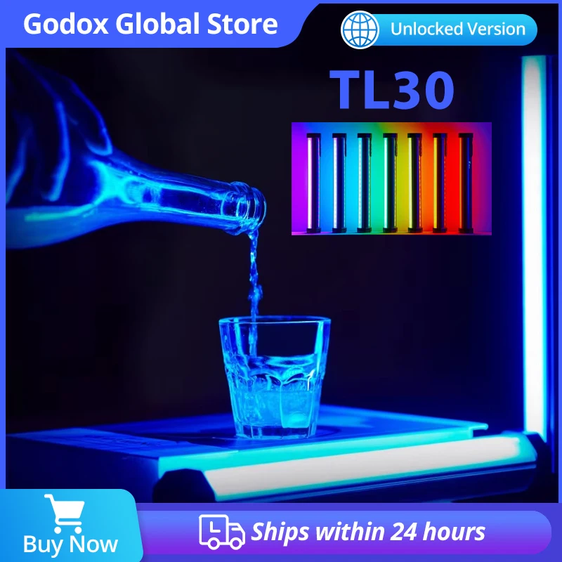 Godox TL30 Pavo Tube Light RGB Color Photography Light Handheld Light Stick with APP Remote Control for Photos Video Movie Vlog
