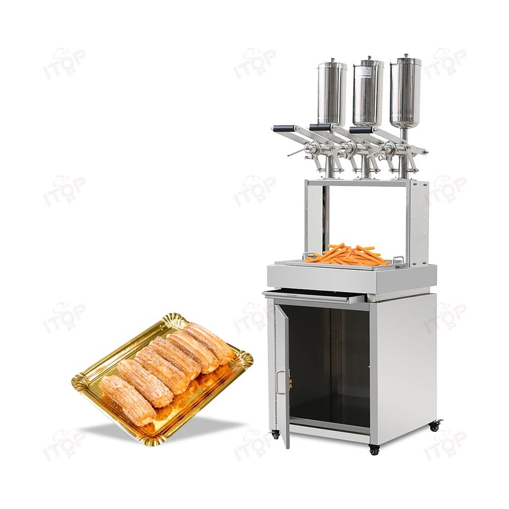 5L*3 Commercial Churro Filler For Spanish Churros Stuffing Jam Dispenser