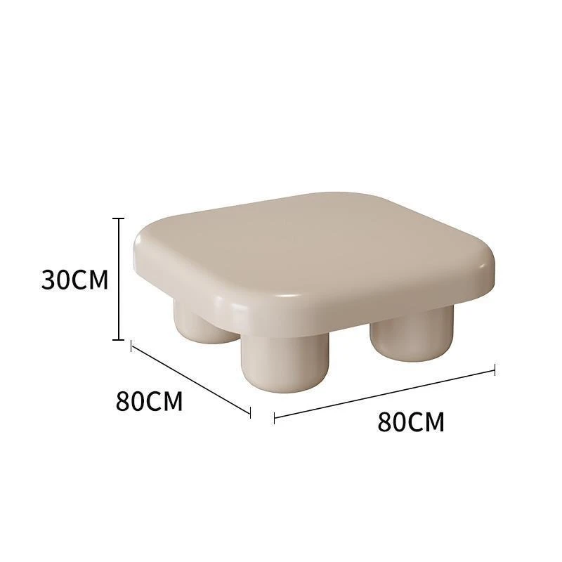 Cloud coffee table small apartment Japanese Internet celebrity wabi sabi cream wind bed and breakfast living