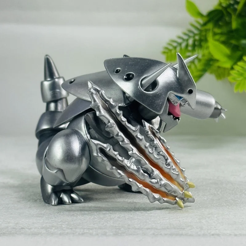 

Pocket Monsters 1/20 Scale Mega Aggron Anime Action Figure PVC Model Toys Desktop Collectible Decorations Birthday Gifts