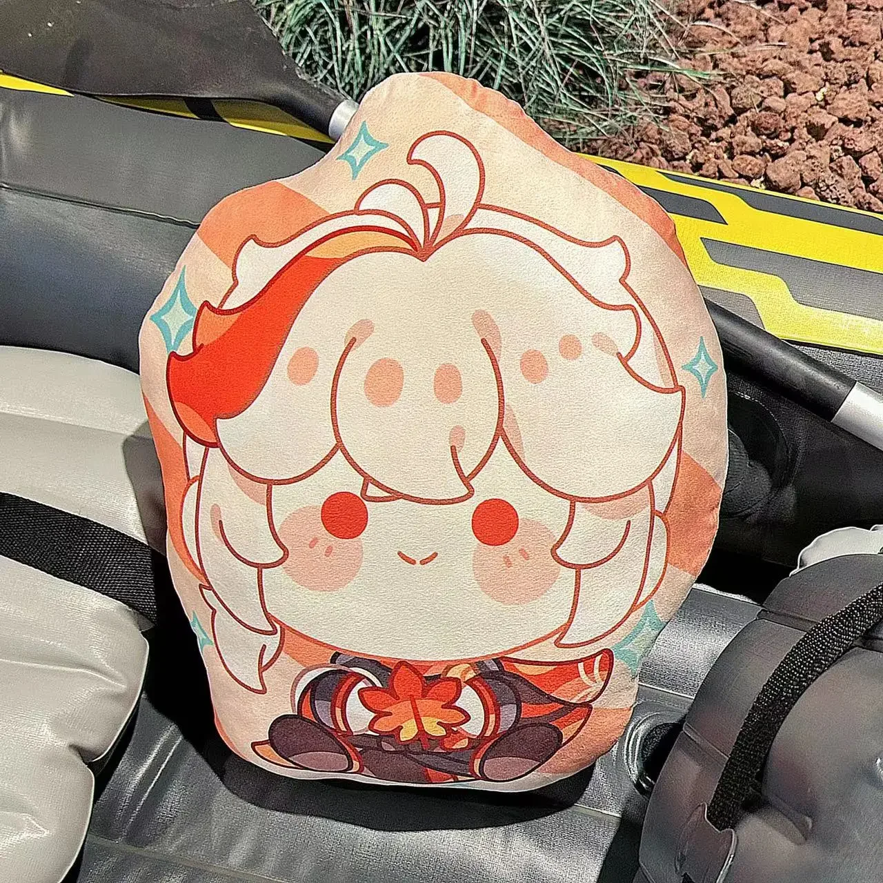 Аниме Genshin Impact Kaedehara Kazuha Косплей Специальная форма Хлопковая подушка Вентиляторы Подушка Назад Рождество День рождения Хэллоуин Подарки Диван