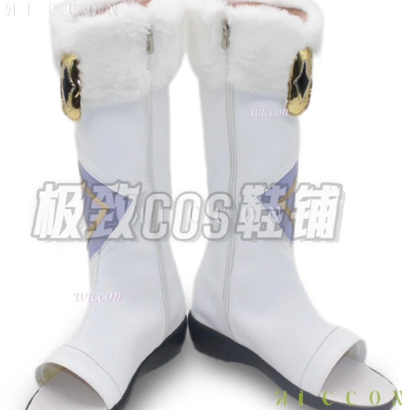 

[Love CoCos Store] Wuwa Young Ameath Open-toe Boots Wuthering Waves Halloween Aemeath Outfits Boots Women Shoes
