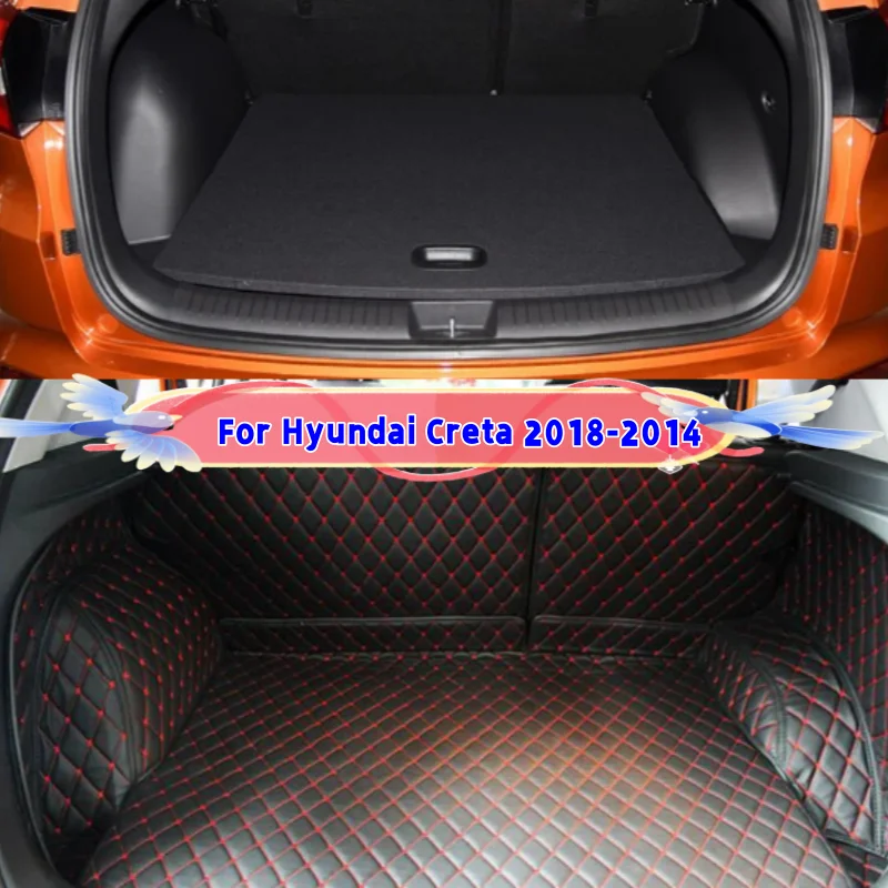 

Индивидуальный коврик для багажника автомобиля Hyundai Creta 2018-2014, водонепроницаемые детали интерьера, ковер, автомобильные аксессуары