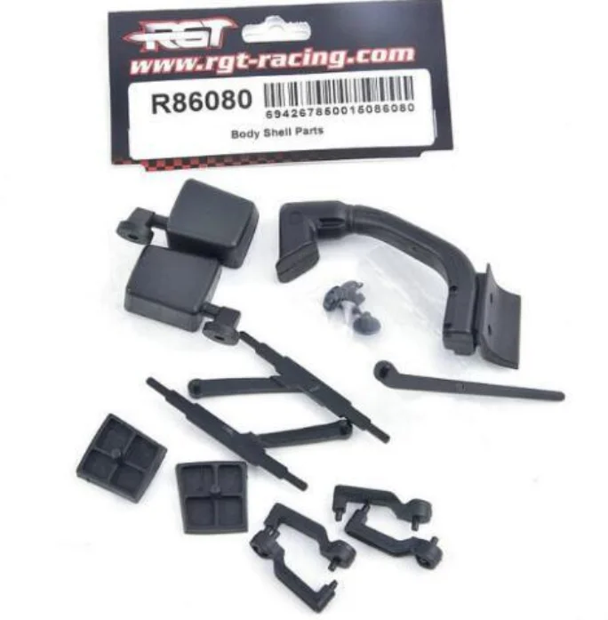 RGT 86100 1/10 RC auto parts rearview mirror wiper assembly gear housing column drive shaft tie rod tire damper