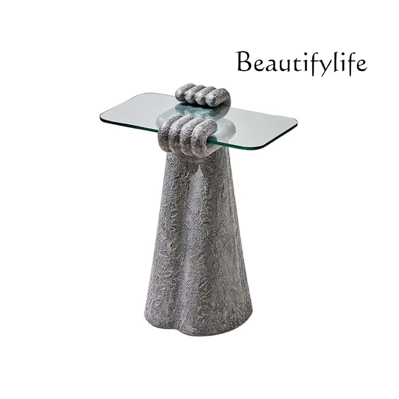 FRP creative hand-shaped sofa edge few living room home creative coffee table decorative ornament fashionable