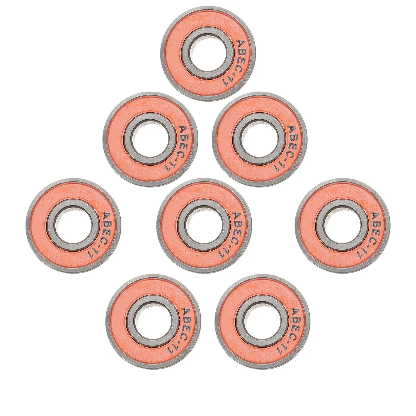 

8Pcs Skateboard Bearings Carbon Steel Longboard Scooter Replacement Bearings High Speed Accessories